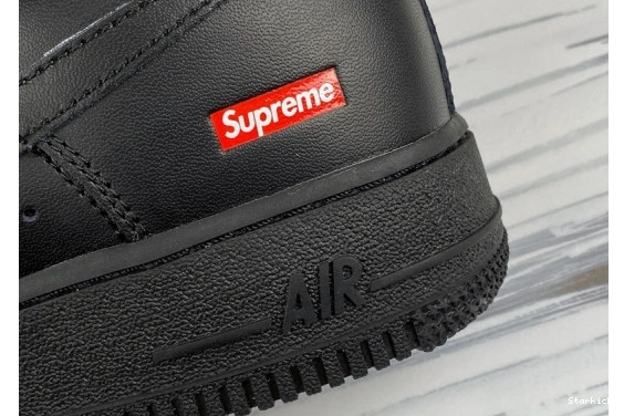 1 Supreme Nike Air Force Black   CU9225-001 Low 0728